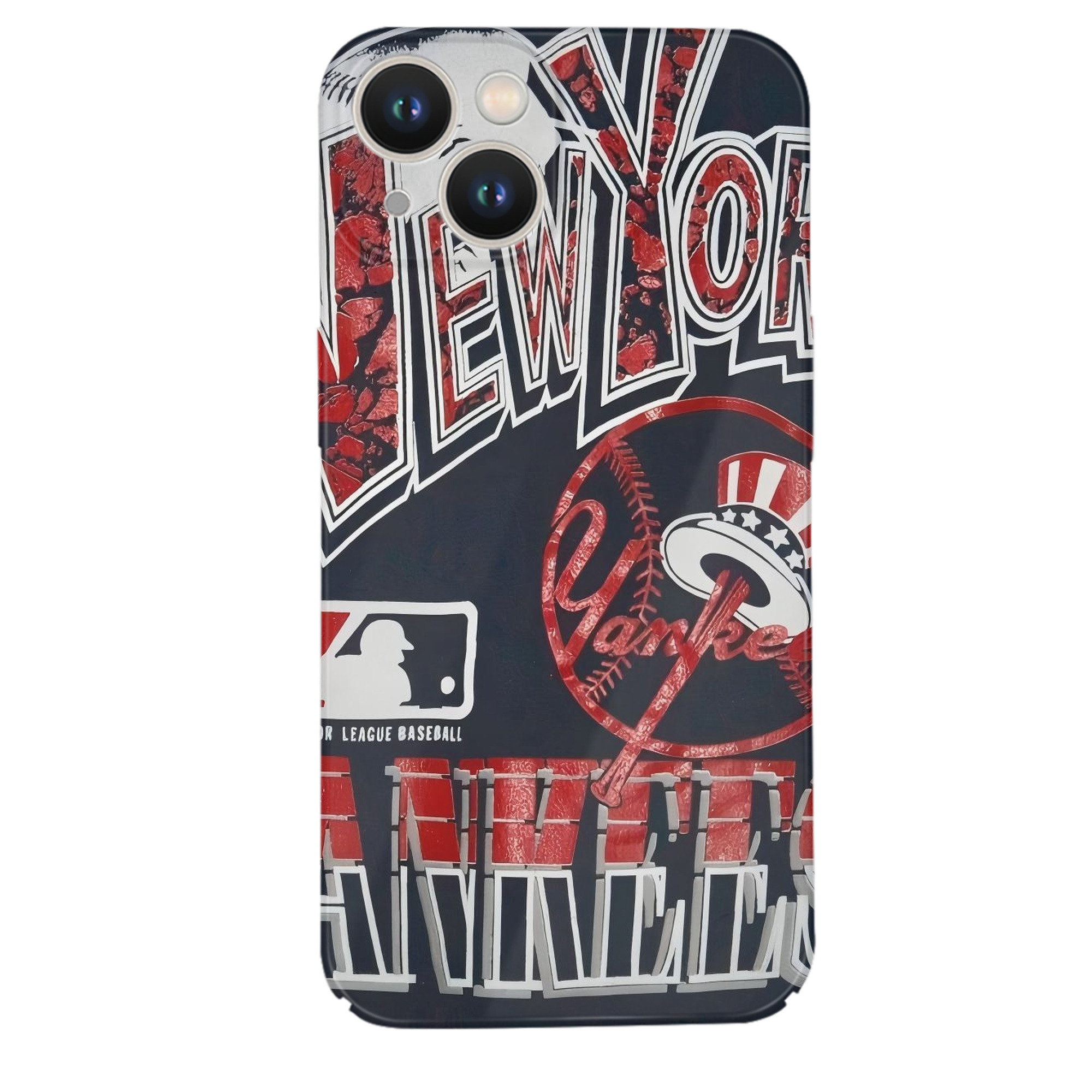 New York Yankees 125 IPhone 14 Series Full-Cover Hard Case – Shockproof With Raised Camera Protection – Precise Cutouts, Wireless Charging Compatible – Durable, Anti-Yellowing, Easy To Clean